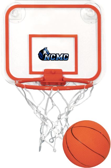 North Central Michigan Mini Basketball & Hoop Set NCMC with Mascot - ONLINE ONLY