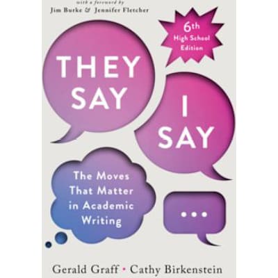 They Say / I Say (6th grade edition)