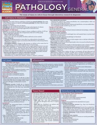 PATHOLOGY: GENERAL