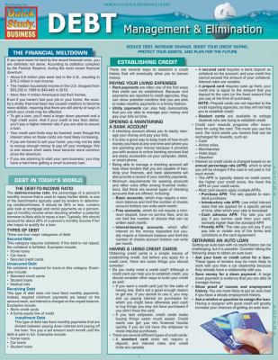 DEBT MANAGEMENT & ELIMINATION