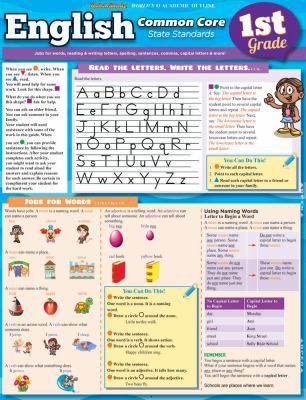 ENGLISH COMMON CORE 1ST GRADE