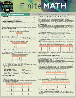 FINITE MATHEMATICS