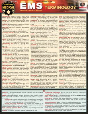 EMS TERMINOLOGY