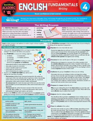 English Fundamentals 4 - Writing (update & expansion)